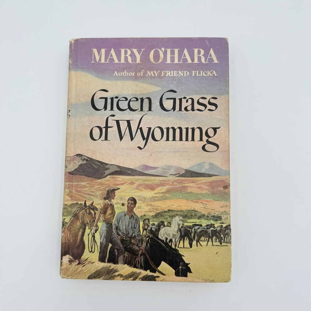 VTG Green Grass of Wyoming 1946 Hardcover Book Mary OHara Horse Story Fiction